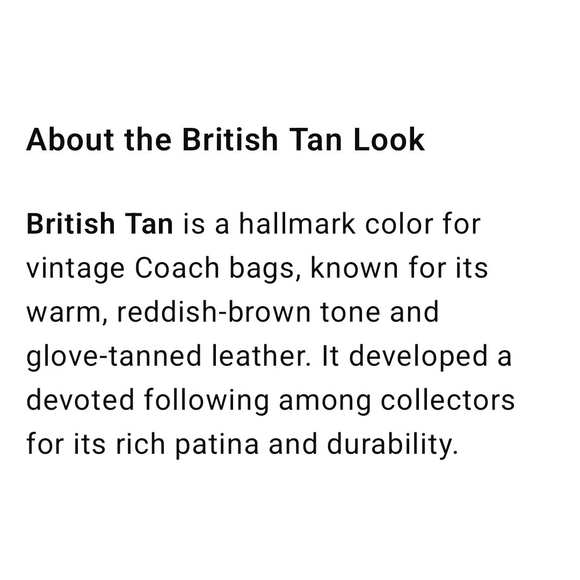 Vintage Coach Logan Crossbody/Shoulder Bag In Glovetanned British Tan Leather - Picture 14 of 14